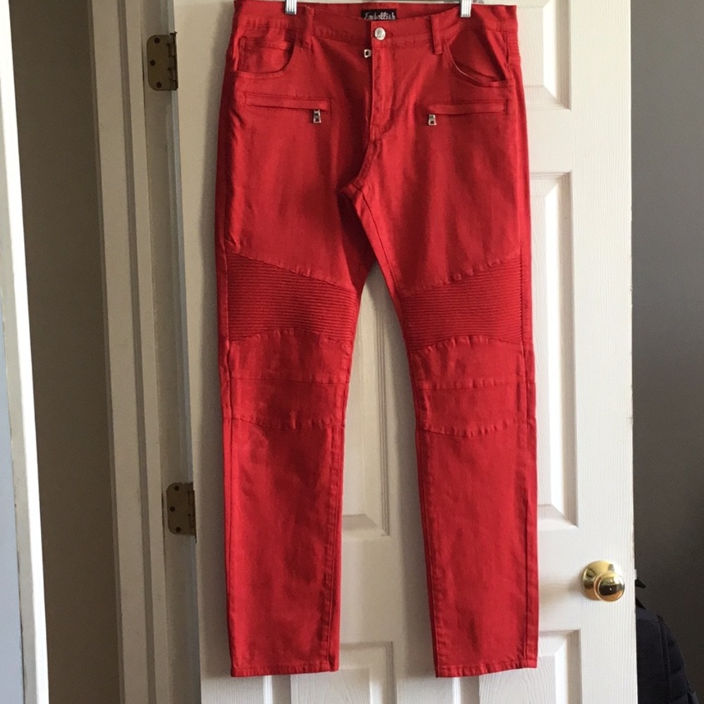 Men Embellish Jeans